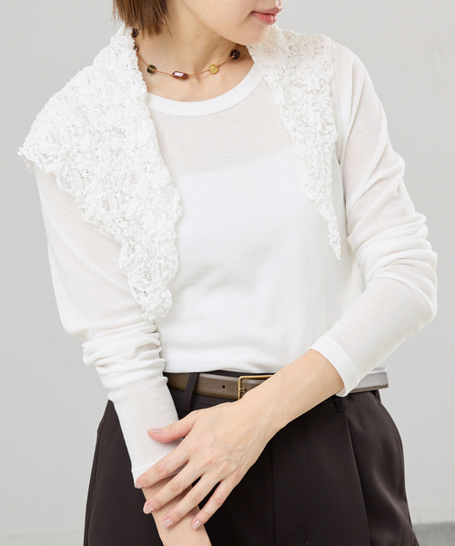 IENA（イエナ） tシャツ コットンシアープルオーバー レディース