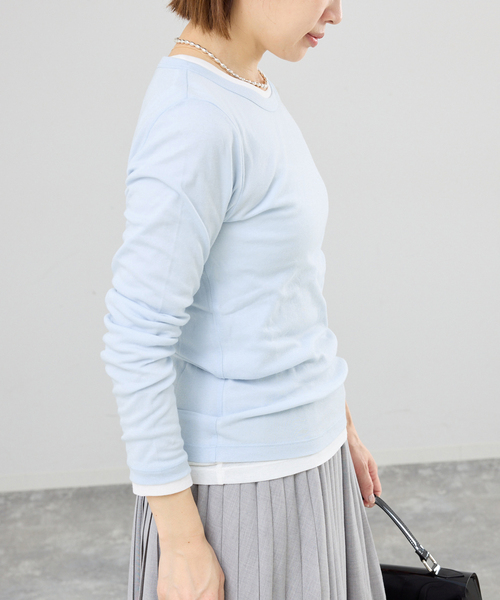 IENA（イエナ） tシャツ コットンシアープルオーバー レディース