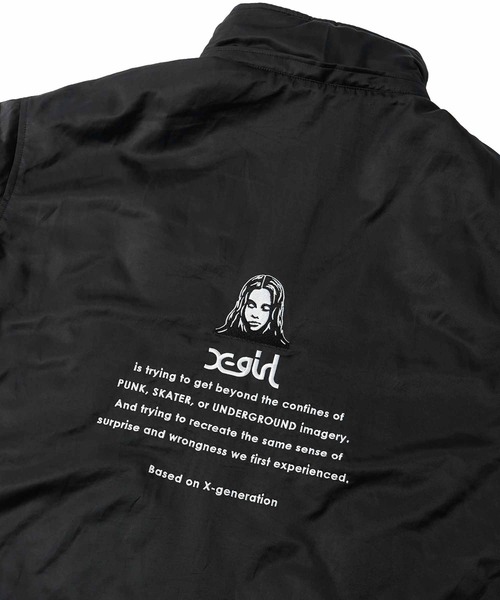 「X-girl」 ブルゾン S グリーン レディース_画像9