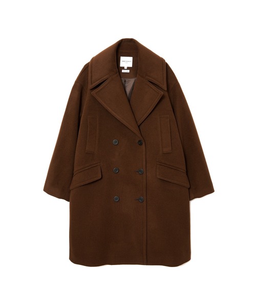 「AMERICAN RAG CIE」 ピーコート 38 ネイビー レディース_画像3