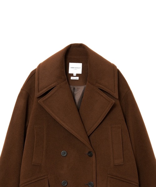 「AMERICAN RAG CIE」 ピーコート 38 ネイビー レディース_画像5