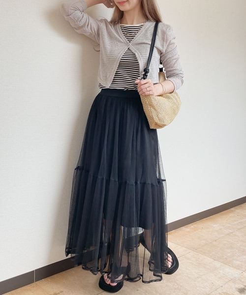 「Reurie'」 ボレロ FREE ブラック レディース_画像4