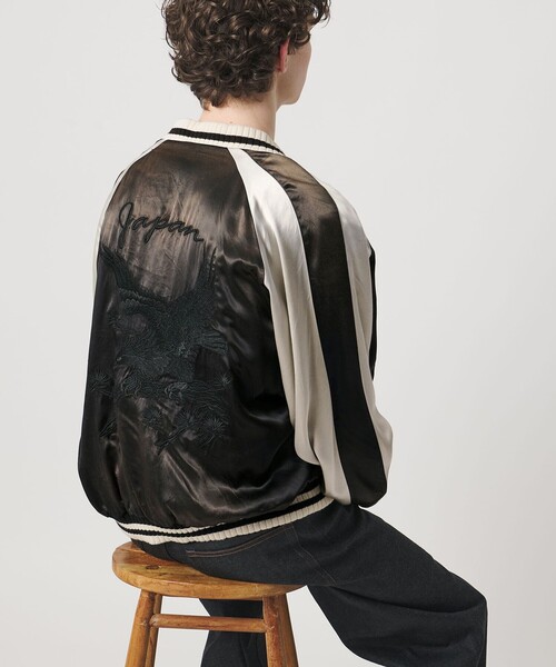 monkey time BEAUTY&YOUTH UNITED ARROWS スカジャン リバーシブル monkey time BEAUTY&YOUTH UNITED ARROWS スカジャン リバーシブル