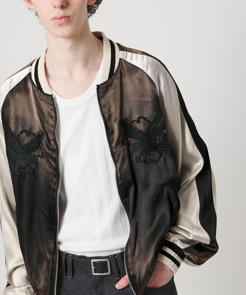 美品 スカジャン リバーシブル スーベニアジャケット monkey time BEAUTY＆YOUTH UNITED ARROWS スカジャン リバーシブル