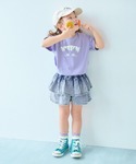 パンツ ふわっとティアード ライトオンスデニム...の詳細画像2