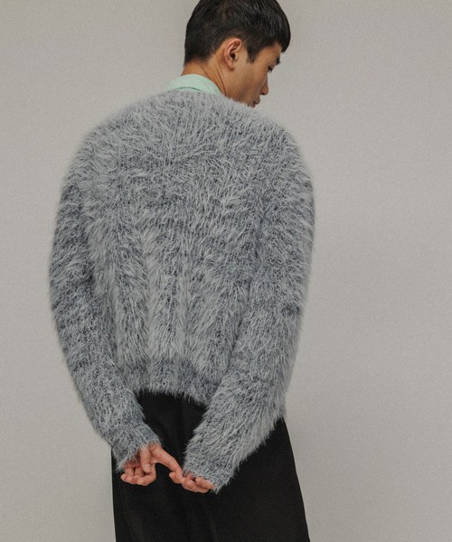 「M TO R」 ニットカーディガン 38 イエロー系その他 レディース_画像5