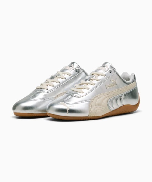 ✴*︎様 【新品】PUMA スピードキャット スニーカー　ホワイト　シルバー　2 PUMA（プーマ） スピードキャット スニーカー PUMA/プーマ/SPEEDCAT