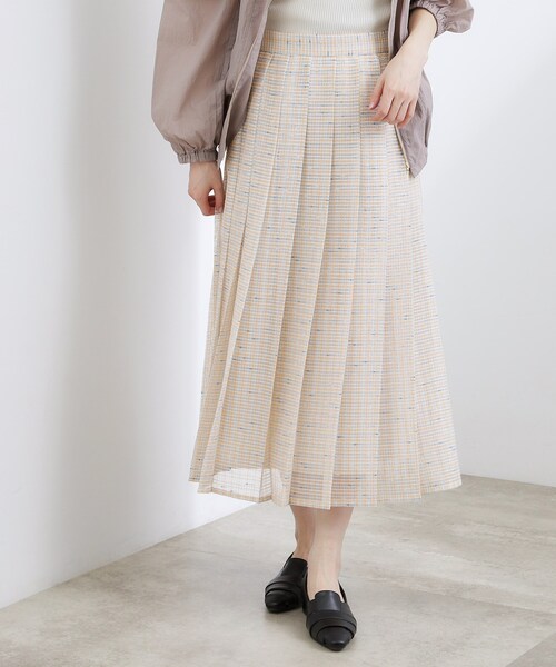 grove（グローブ） スカート 「貴島明日香さん着用」チェックレース