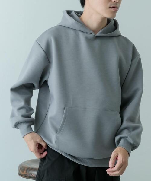 「ITEMS URBANRESEARCH」 プルオーバーパーカー LARGE グレー メンズ_画像4