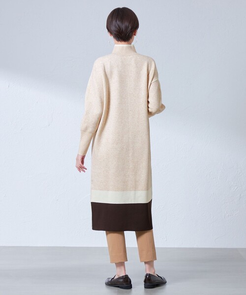 「CAST:」 ニットワンピース M ネイビー レディース_画像7