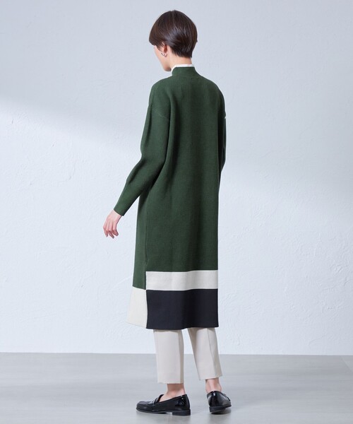 「CAST:」 ニットワンピース M ネイビー レディース_画像9