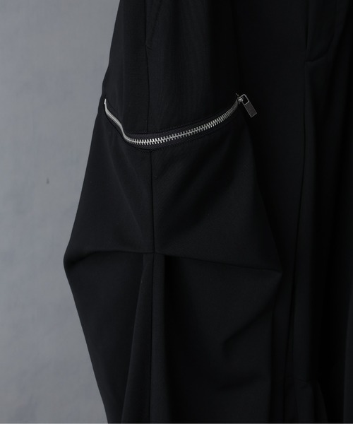 「welise」 スラックス M チャコールグレー メンズ_画像3