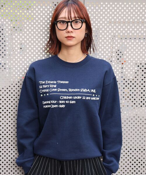 「FFEIN」 スウェットカットソー LARGE アッシュグレー メンズ_画像7