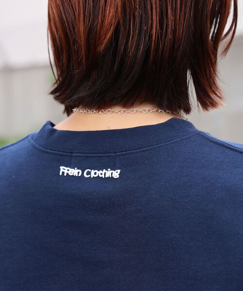 「FFEIN」 スウェットカットソー LARGE アッシュグレー メンズ_画像9