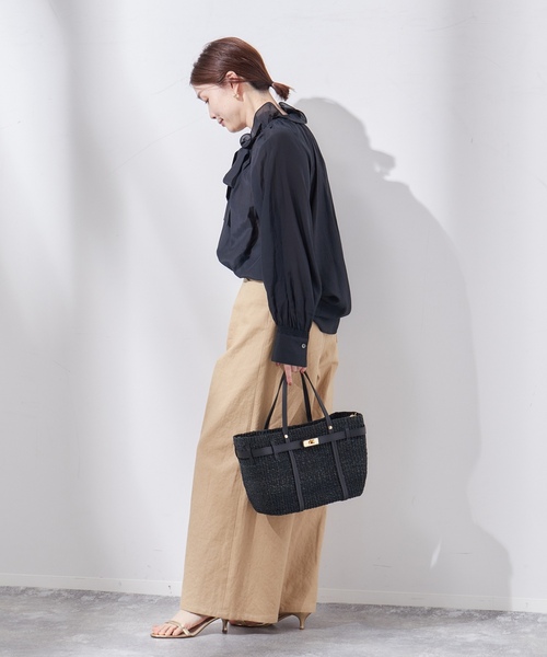 「journal standard L'essage」 長袖ブラウス FREE ホワイト レディース_画像5