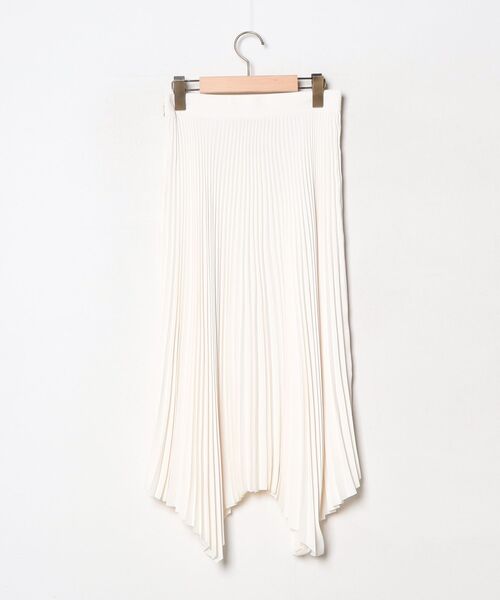 「TORY BURCH」 プリーツスカート 2 ベージュ レディース_画像2