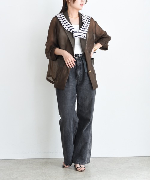 ジャケット・アウター Eimee Law Eimee Law（エイミーロウ） ジャケット テーラードジャケット シアー