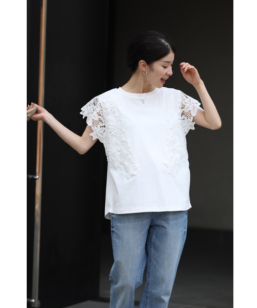 「CAWAII」 「c.o.t.e」半袖Tシャツ FREE ブラック レディース_画像7
