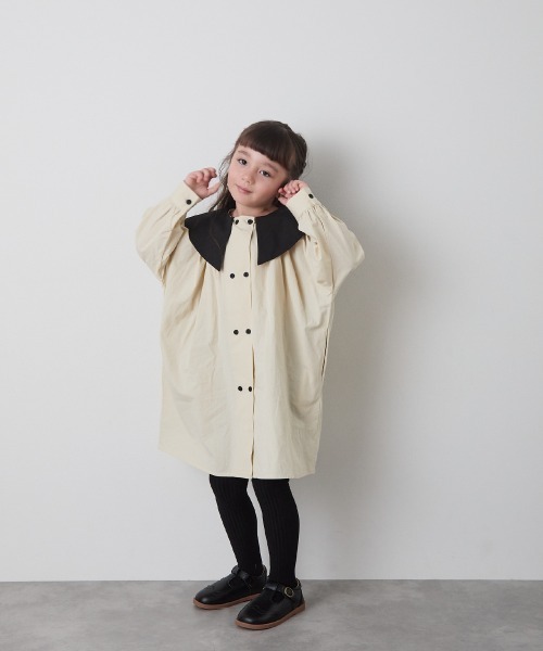 「riziere」 「KIDS」長袖ワンピース 90 ベージュ キッズ_画像5