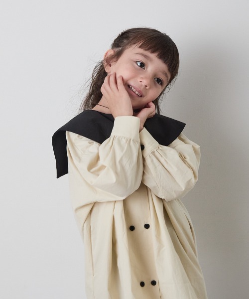 「riziere」 「KIDS」長袖ワンピース 90 ベージュ キッズ_画像6