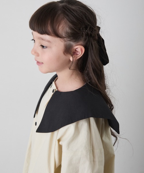 「riziere」 「KIDS」長袖ワンピース 90 ベージュ キッズ_画像7