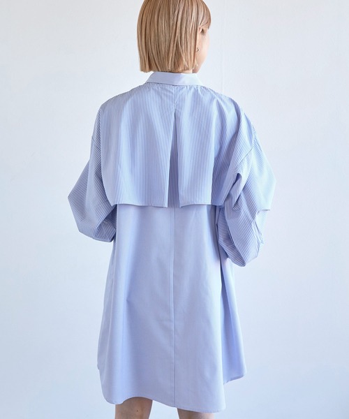 「w closet」 長袖シャツ FREE ブルー レディース_画像8