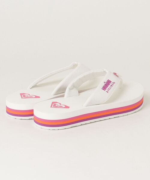サンダル ロキシー ROXY ROXY x HAWAIIAN AIRLINES FLIP FLOP キッズ 子供の画像