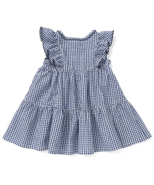 「Biquette Club」 「KIDS」ノースリーブワンピース 100cm ブルー キッズ_画像5