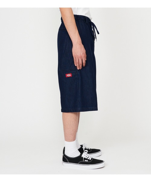 【EASY NO EASY】デニムハーフパンツ　サイズ2 Dickies（ディッキーズ） ハーフパンツ ワイドパンツ ジーンズ 短パン