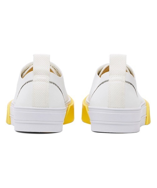 「ONITSUKA TIGER YELLOW COLLECTION」 ローカットスニーカー 23 クリーム レディース_画像9