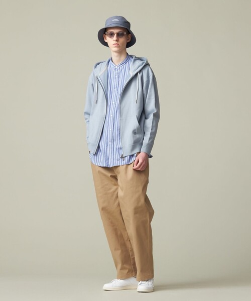 「J.PRESS YORK STREET」 長袖シャツ X-LARGE ブルー メンズ_画像4