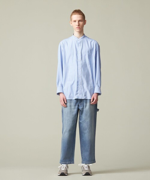 「J.PRESS YORK STREET」 長袖シャツ X-LARGE ブルー メンズ_画像7