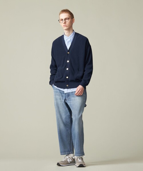 「J.PRESS YORK STREET」 長袖シャツ X-LARGE ブルー メンズ_画像9