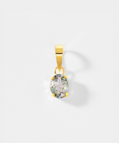 Jewel closet by L&Co. ネックレス K18 ゾイサイト オーバル