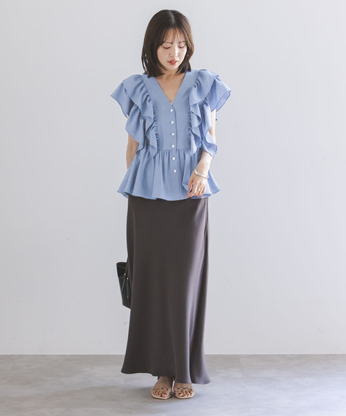 NOBLE（ノーブル） ブラウス シャツ 半袖 「追加・新色」「洗える