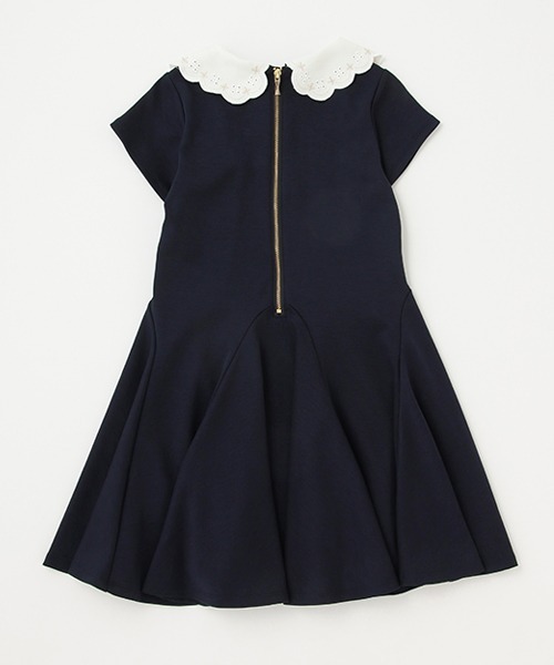 新品　kate spade ケイトスペード　紺ネイビー 半袖ワンピース 140 kate spade new york childrenswear 「kate kids」 「KIDS」半袖
