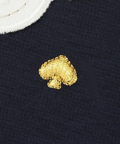 kate spade ネイビー刺繍ワンピース 120 kate spade new york childrenswear 「kate kids」 「KIDS」半袖