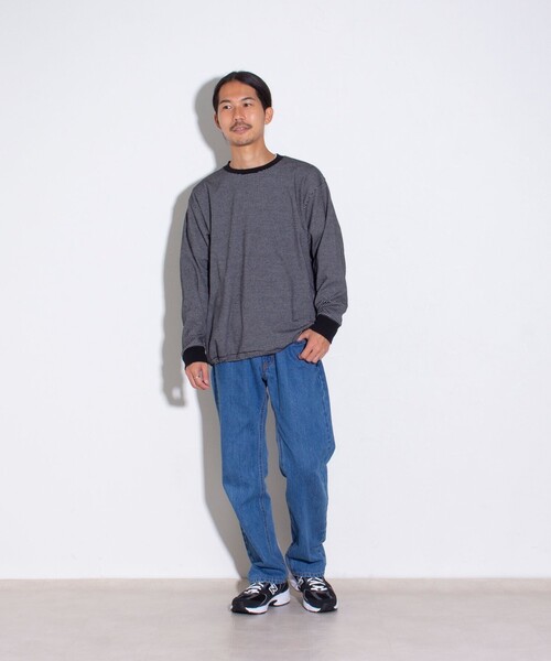 「GLOSTER」 長袖Tシャツ M ホワイト メンズ_画像2