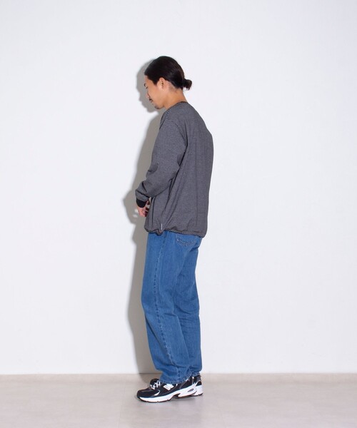 「GLOSTER」 長袖Tシャツ M ホワイト メンズ_画像3