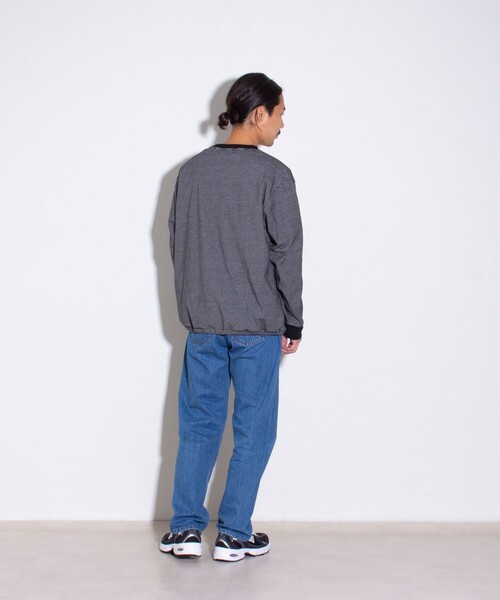 「GLOSTER」 長袖Tシャツ M ホワイト メンズ_画像4