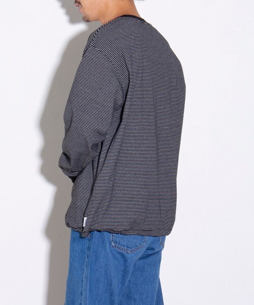 「GLOSTER」 長袖Tシャツ M ホワイト メンズ_画像6