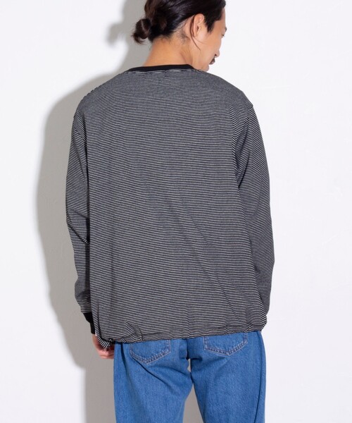 「GLOSTER」 長袖Tシャツ M ホワイト メンズ_画像7