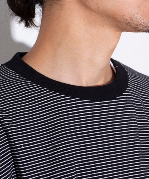「GLOSTER」 長袖Tシャツ M ホワイト メンズ_画像8