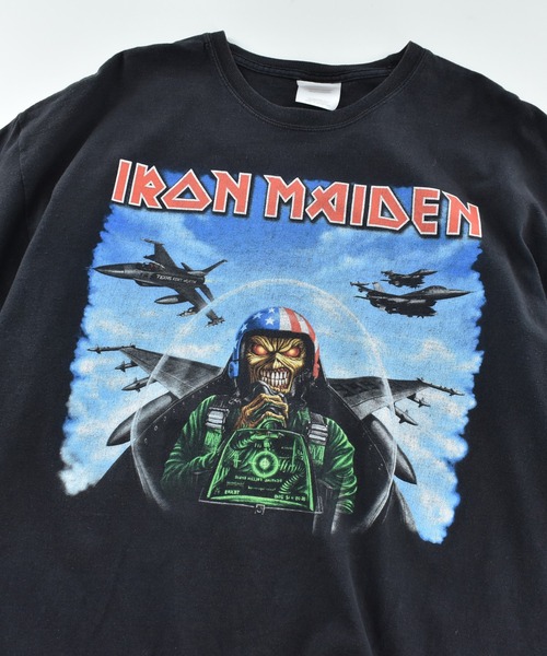 Hanes（ヘインズ） tシャツ 「USED」Hanes “Iron Maiden/ Aces High