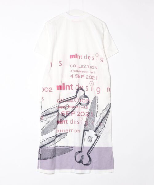 「mintdesigns」 Tシャツワンピース 2 ホワイト レディース_画像2