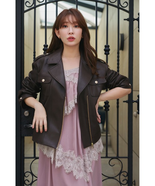 Her lip to ワンピース Isadora Lace Tiered Camisole Dress