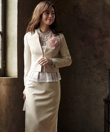 RUIRUE BOUTIQUE セットアップ ジャケット＆レースブラウス＆スカート3