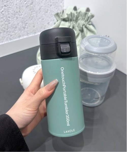 水筒 ワンタッチポータブルタンブラー「350ml」 / LAKOLE | LAKOLE | 11
