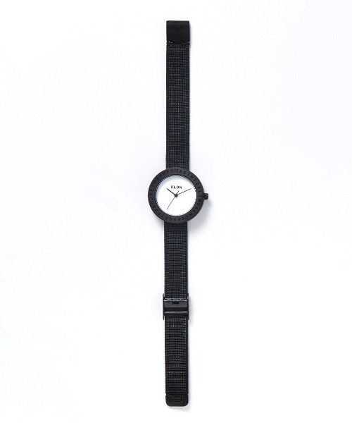 腕時計 KLON ENGRAVE TIME -MESH STRAP- メンズ レディースの画像
