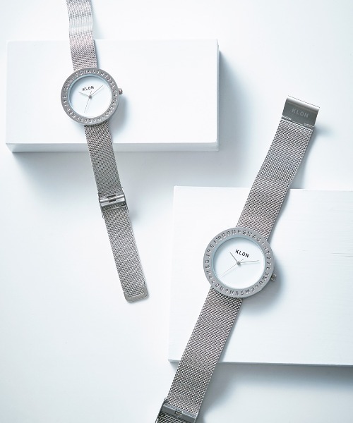 KLON（クローン） 腕時計 KLON ENGRAVE TIME -MESH STRAP- メンズ